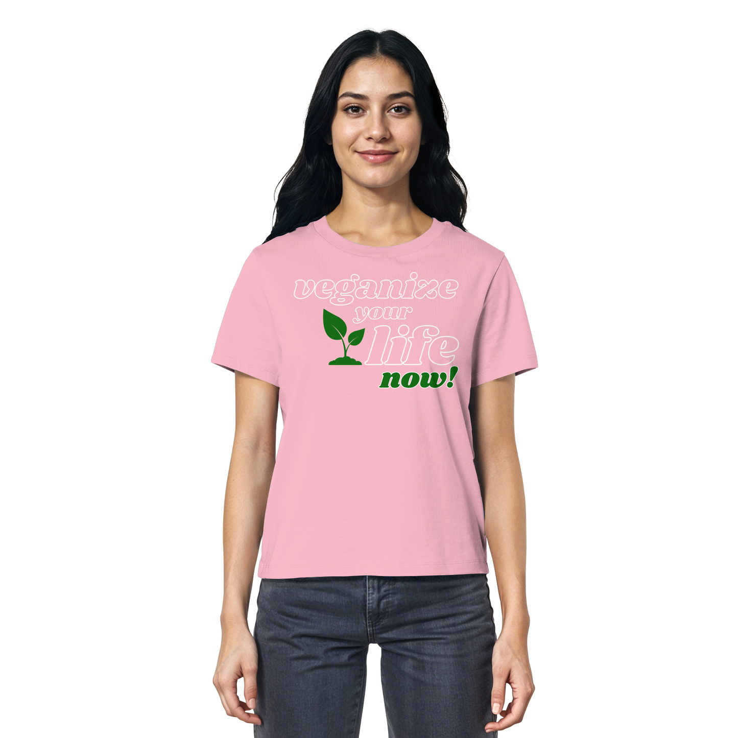 vegwear "veganize your life"  - Damen Shirt, bio, vegan, nachhaltig