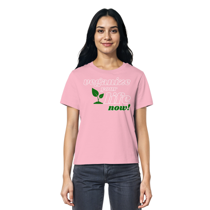 vegwear "veganize your life"  - Damen Shirt, bio, vegan, nachhaltig