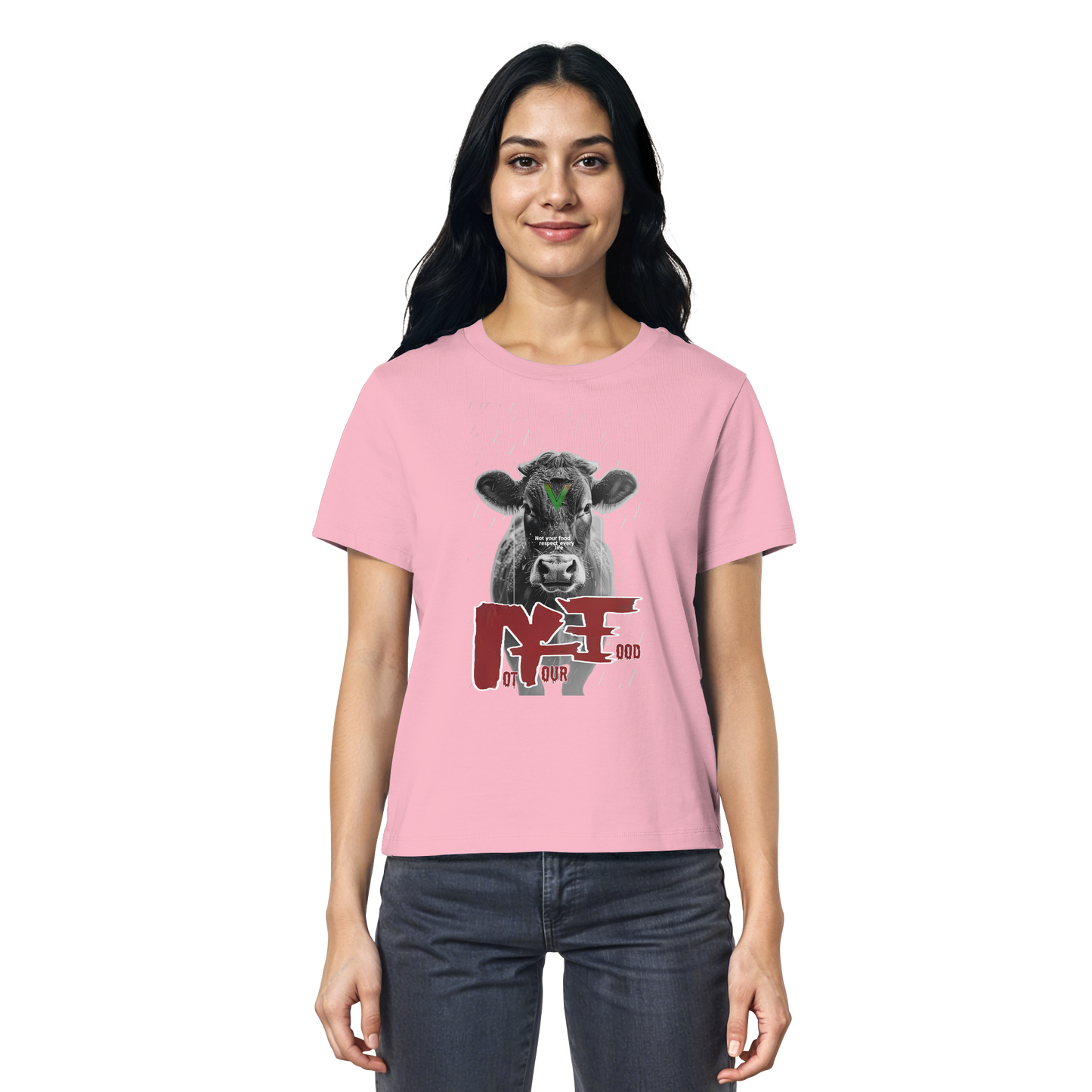 vegwear "not your food" - Damen Bio T-Shirt