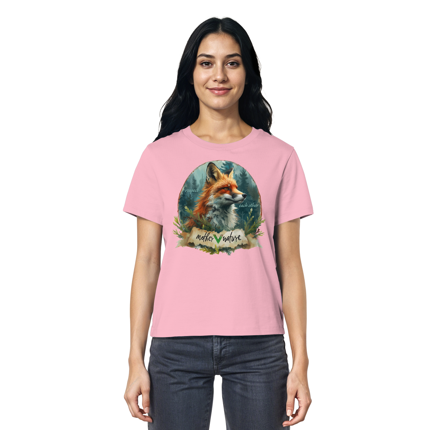 vegwear "respect each other" - Damen T-Shirt, vegan, bio