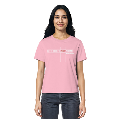 vegwear "Diese Welt ist nicht normal" - Damen Bio T-Shirt