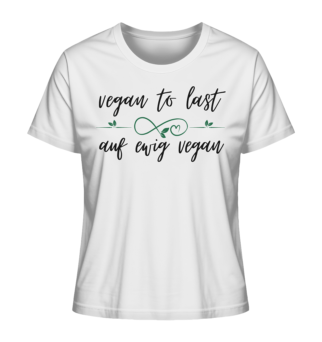 Motiv "vegan to last" - Damen Bio T-Shirt
