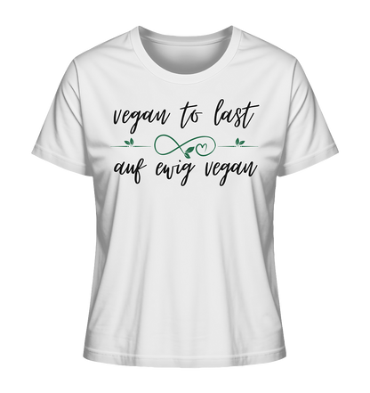 Motiv "vegan to last" - Damen Bio T-Shirt