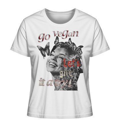 Motiv "Let's give it a try" - Damen Bio T-Shirt