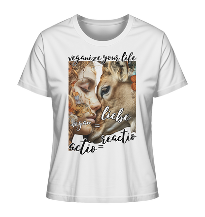 Motiv "actio = reactio" - Damen Bio T-Shirt