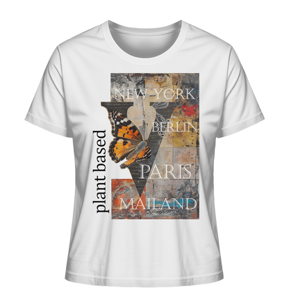 Motiv "plant based cities" - Damen Bio T-Shirt