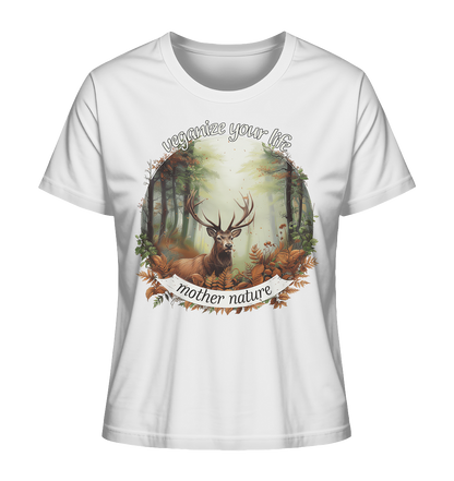 Motif "mother nature" - women's organic T-shirt