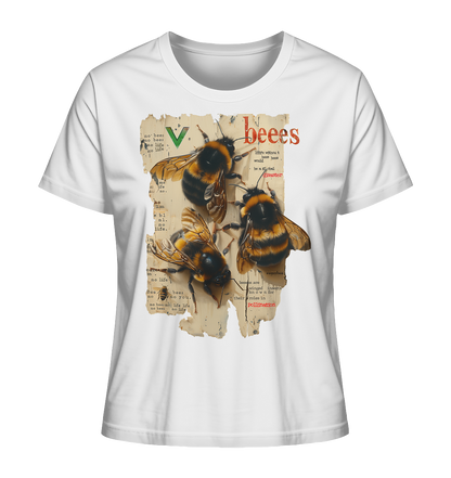 Motiv "no bees, no life" - Damen Bio T-Shirt