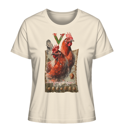 Motif "not your eggs" - women's organic T-shirt