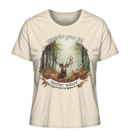 Motif "mother nature" - women's organic T-shirt