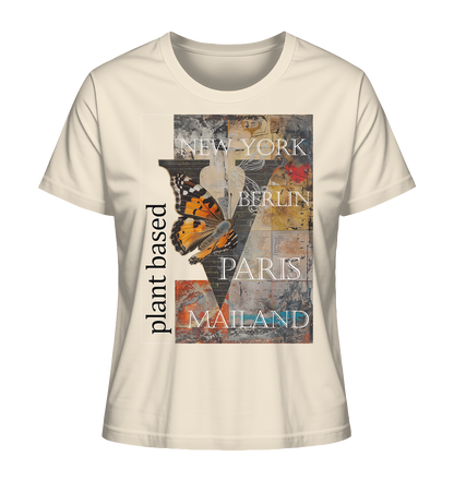Motiv "plant based cities" - Damen Bio T-Shirt