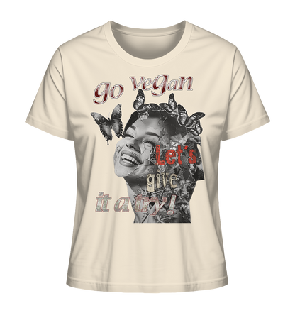 Motiv "Let's give it a try" - Damen Bio T-Shirt