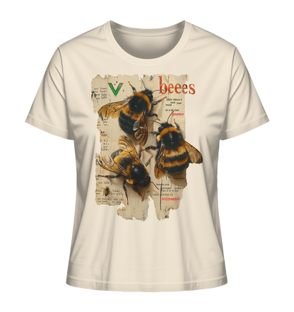 Motiv "no bees, no life" - Damen Bio T-Shirt
