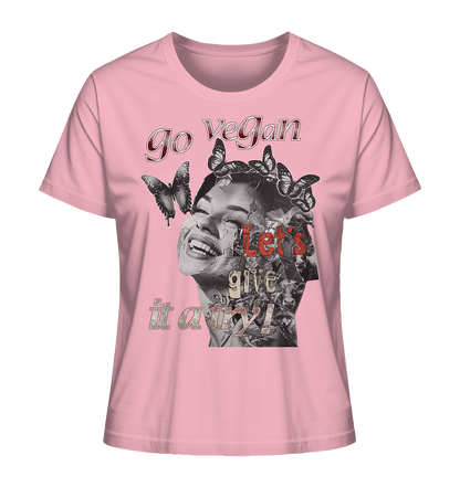 Motiv "Let's give it a try" - Damen Bio T-Shirt