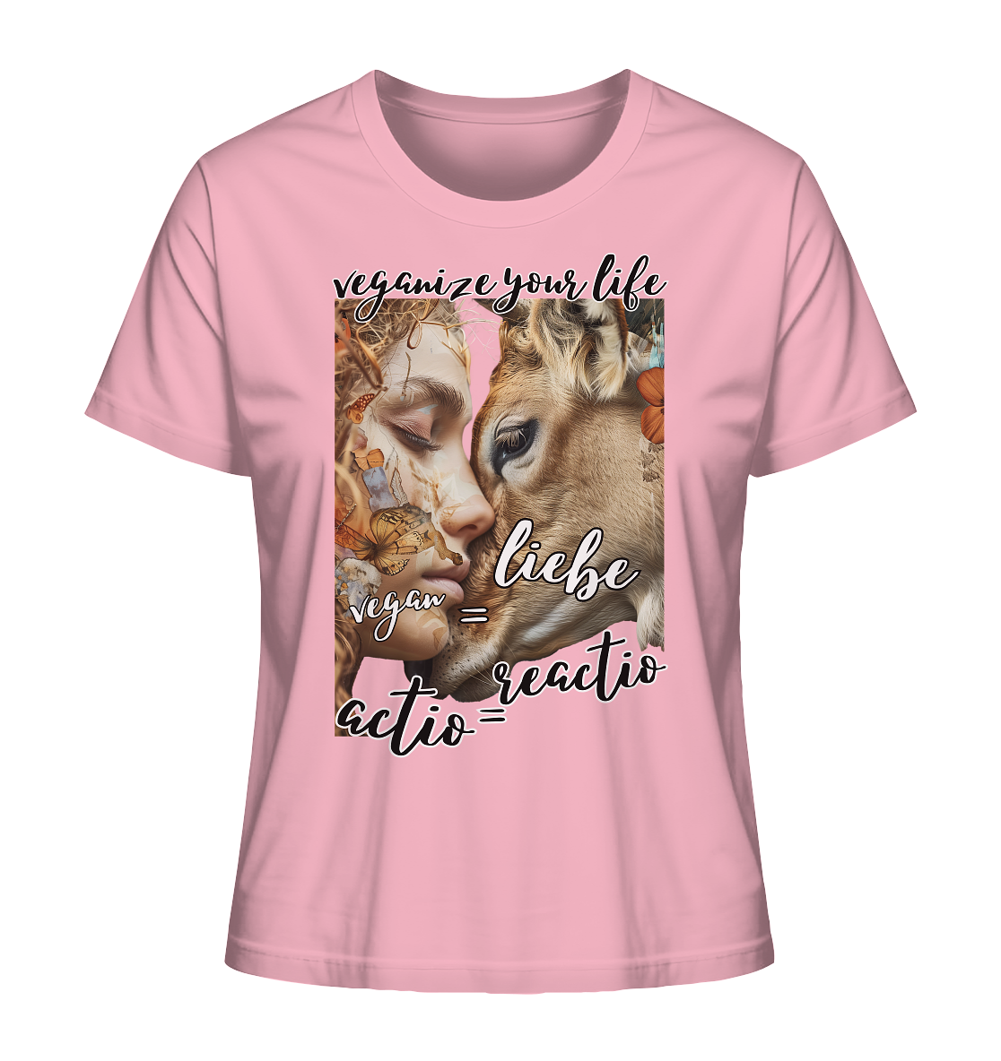 Motiv "actio = reactio" - Damen Bio T-Shirt