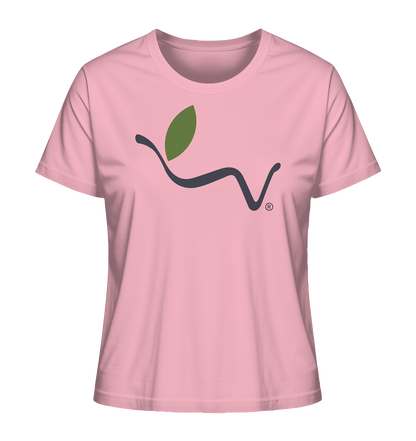 Motif "vegwear logo grey" - women's organic T-shirt