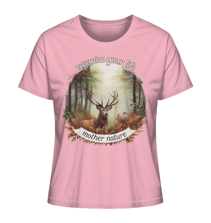 Motif "mother nature" - women's organic T-shirt