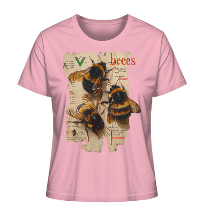 Motiv "no bees, no life" - Damen Bio T-Shirt