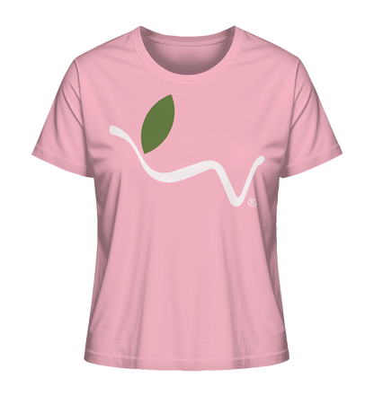Motiv "vegwear Logo weiß" - Damen Bio T-Shirt