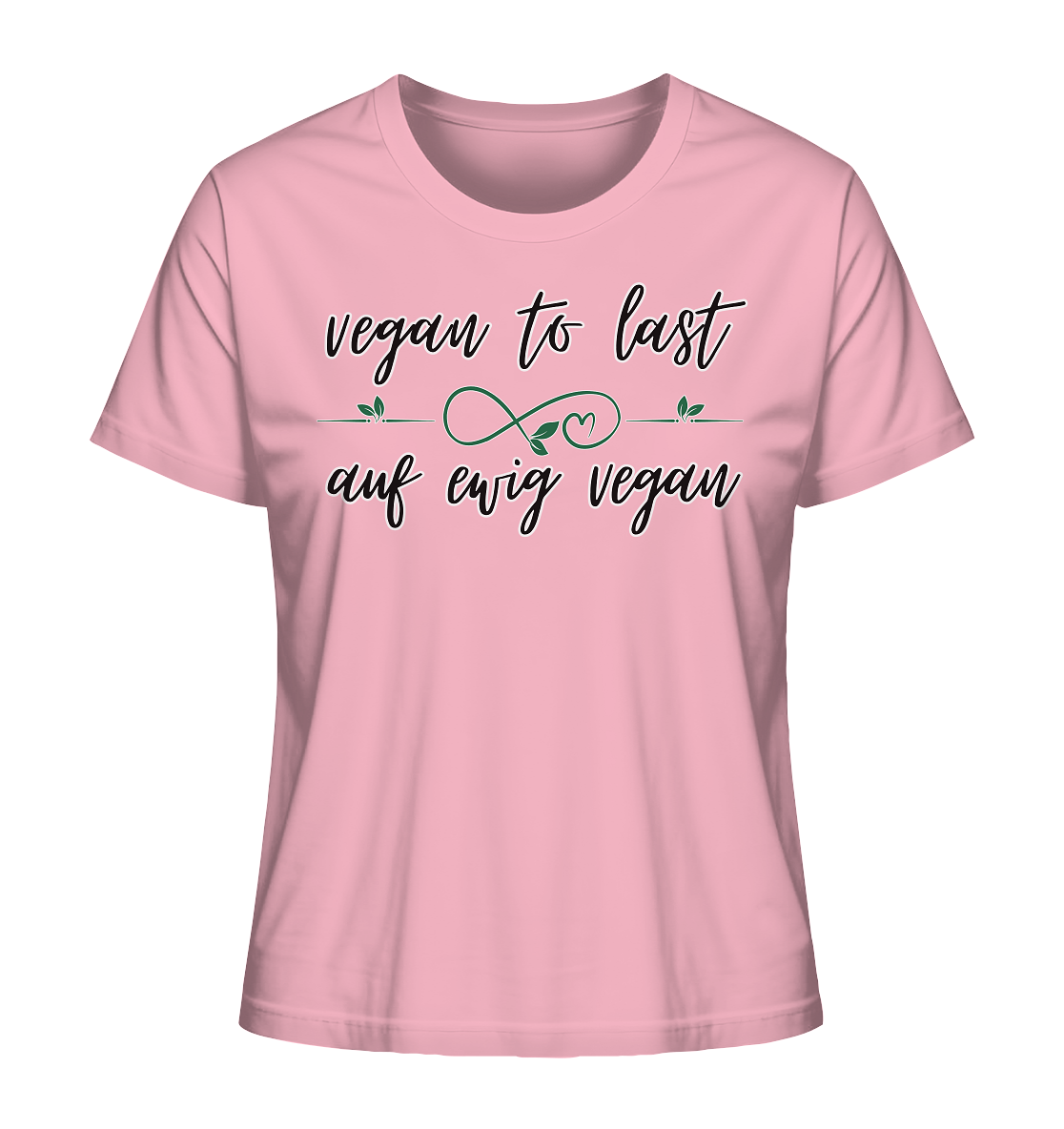 Motiv "vegan to last" - Damen Bio T-Shirt