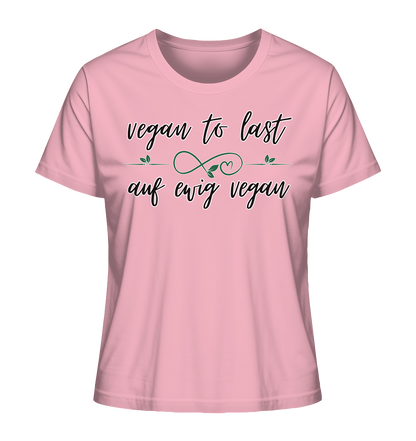 Motiv "vegan to last" - Damen Bio T-Shirt