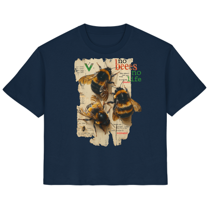 vegwear "no bees no life" 2.0 - Damen T-Shirt, bio, vegan