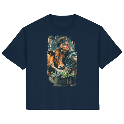 vegwear "friends not food" - Damen Bio T-Shirt, bio, fair