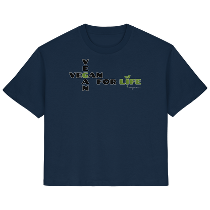 vegwear "vegan for life" - Damen T-Shirt bio vegan fair