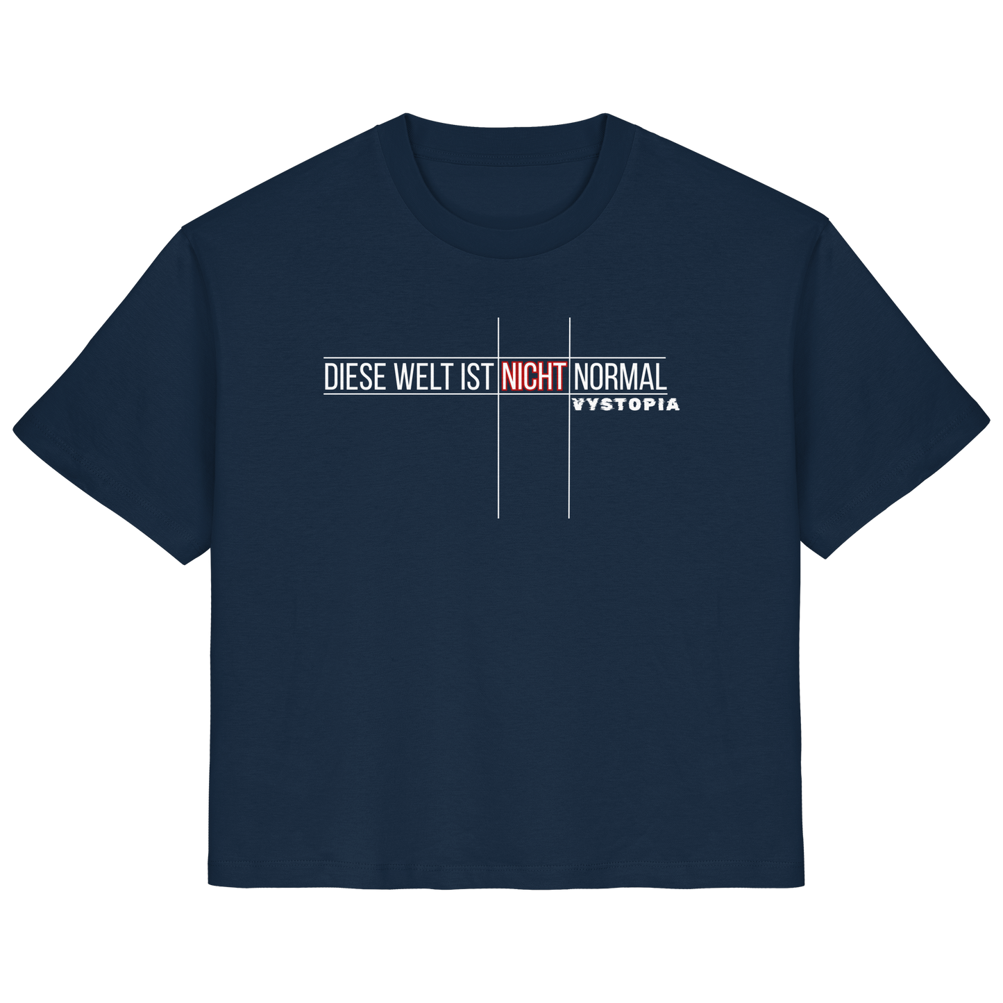 vegwear "Diese Welt ist nicht normal" - Damen Bio T-Shirt