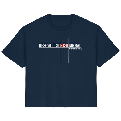 vegwear "Diese Welt ist nicht normal" - Damen Bio T-Shirt
