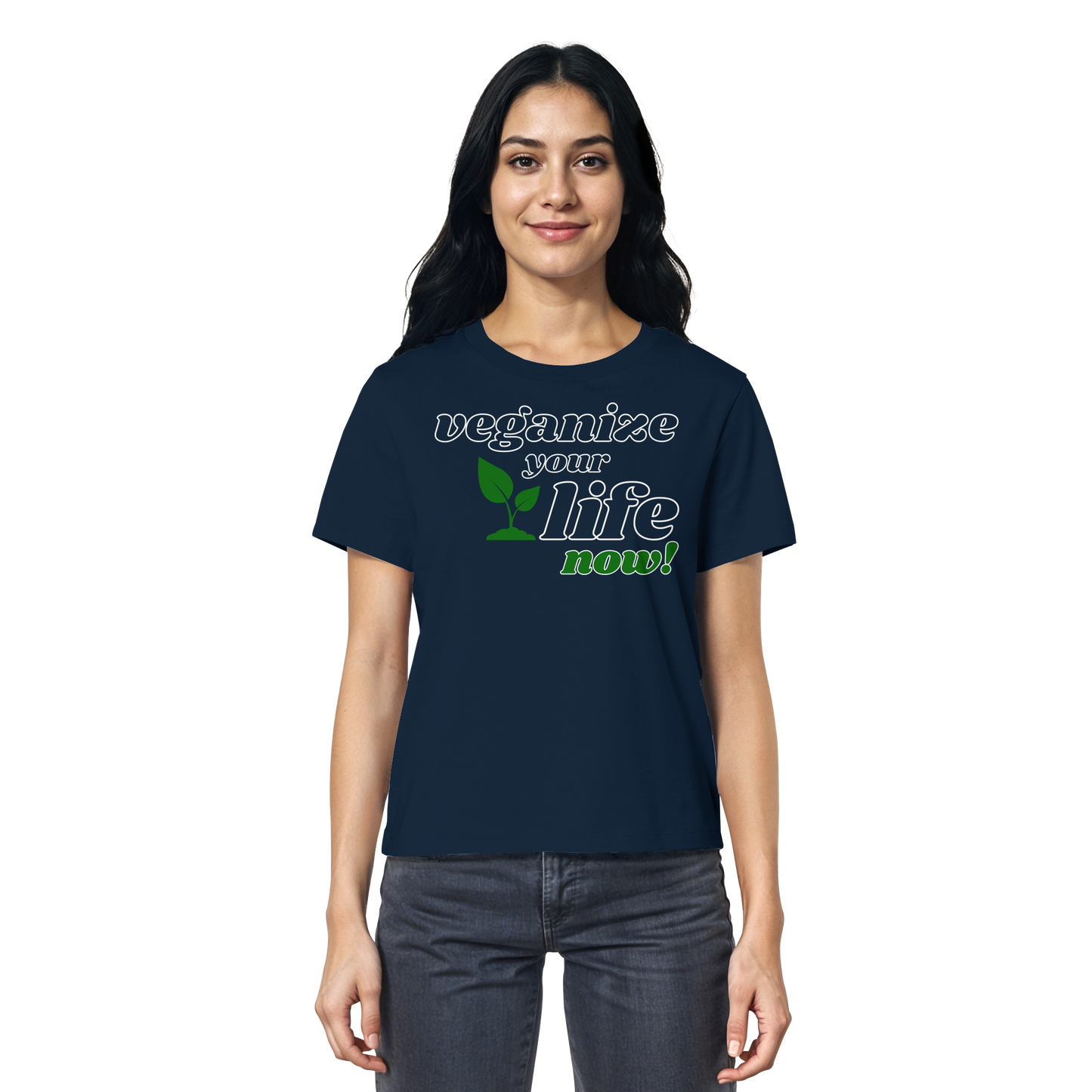 vegwear "veganize your life"  - Damen Shirt, bio, vegan, nachhaltig