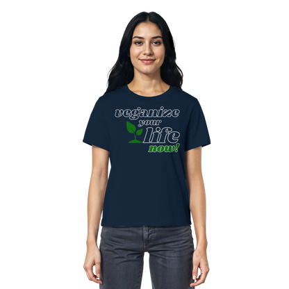 vegwear "veganize your life"  - Damen Shirt, bio, vegan, nachhaltig