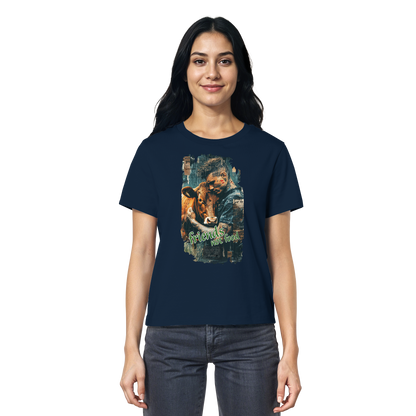vegwear "friends not food" - Damen Bio T-Shirt, bio, fair