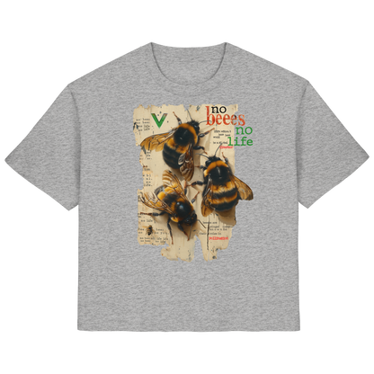 vegwear "no bees no life" 2.0 - Damen T-Shirt, bio, vegan