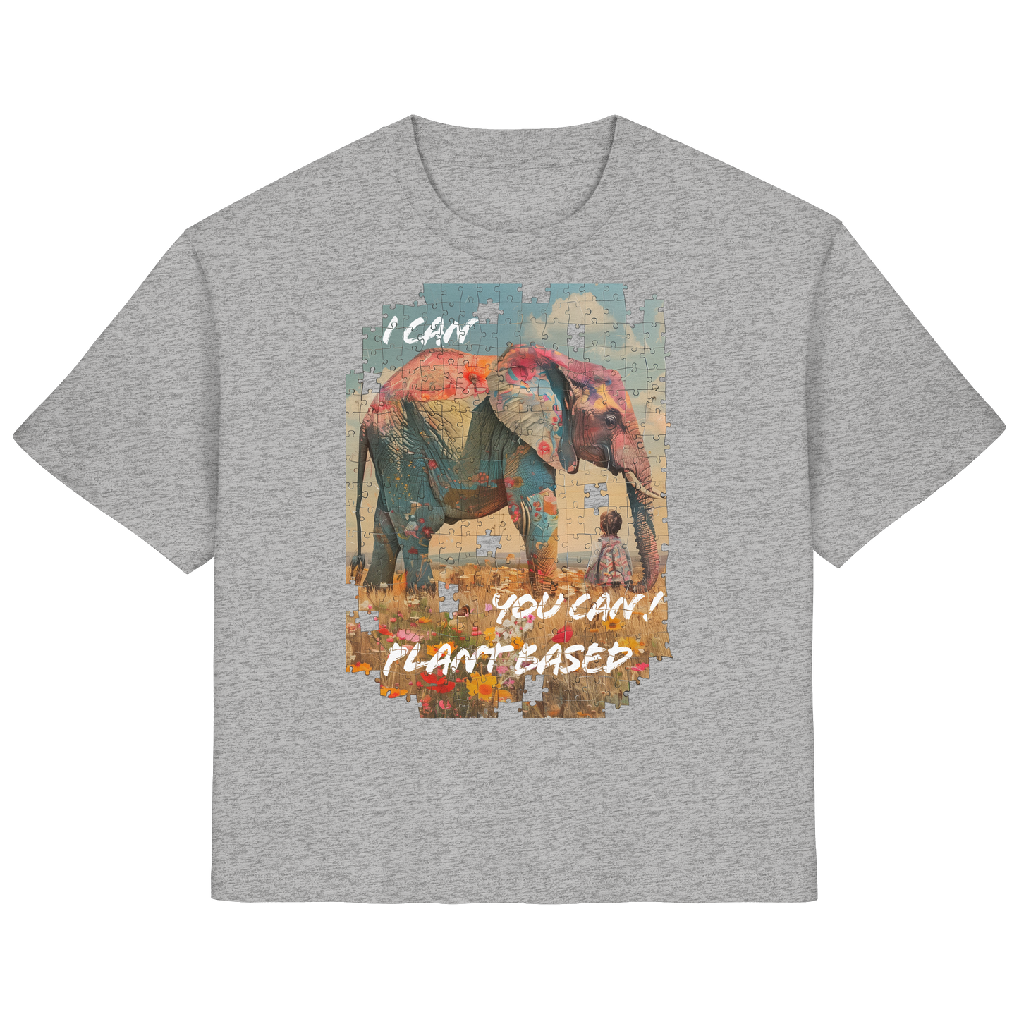 vegwear "I can you can"- Damen T-Shirt, bio, vegan