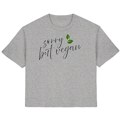 vegwear "sorry but vegan" - women's T-shirt, organic, vegan