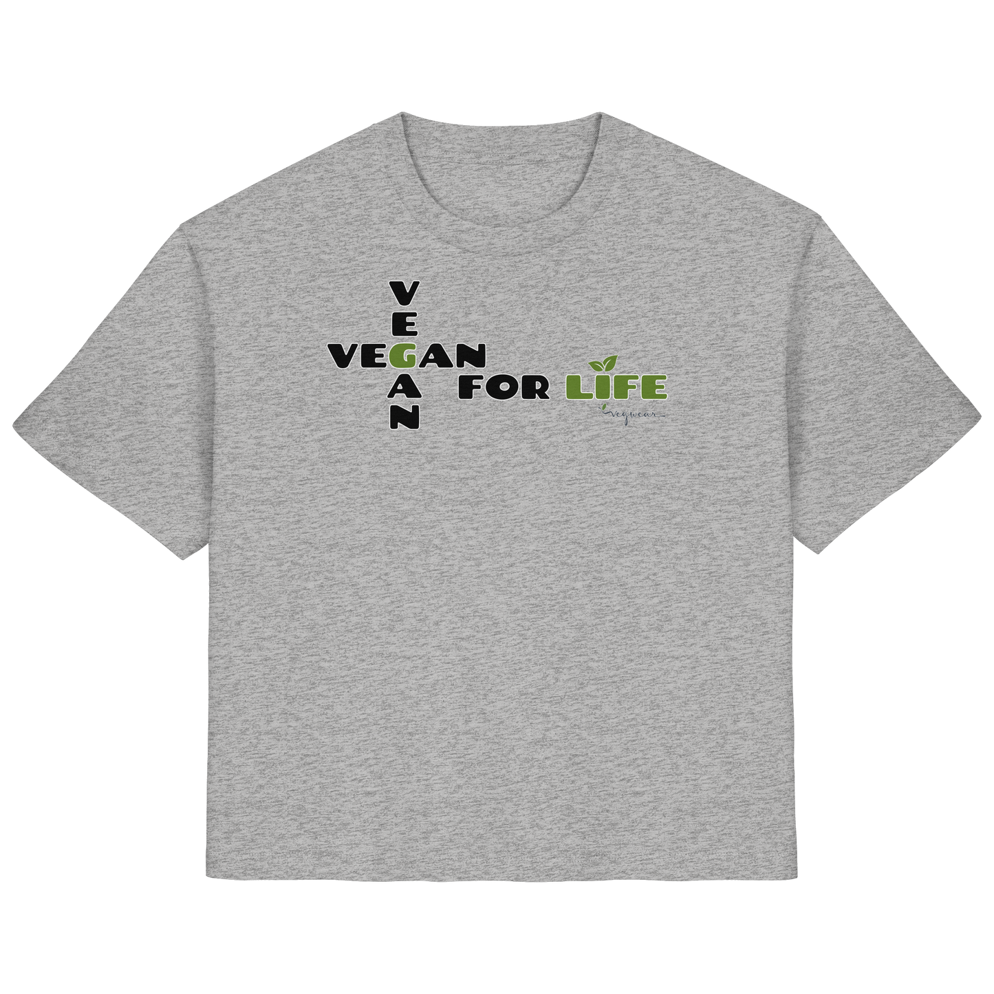 vegwear "vegan for life" - Damen T-Shirt bio vegan fair