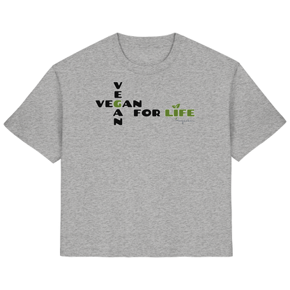 vegwear "vegan for life" - Damen T-Shirt bio vegan fair