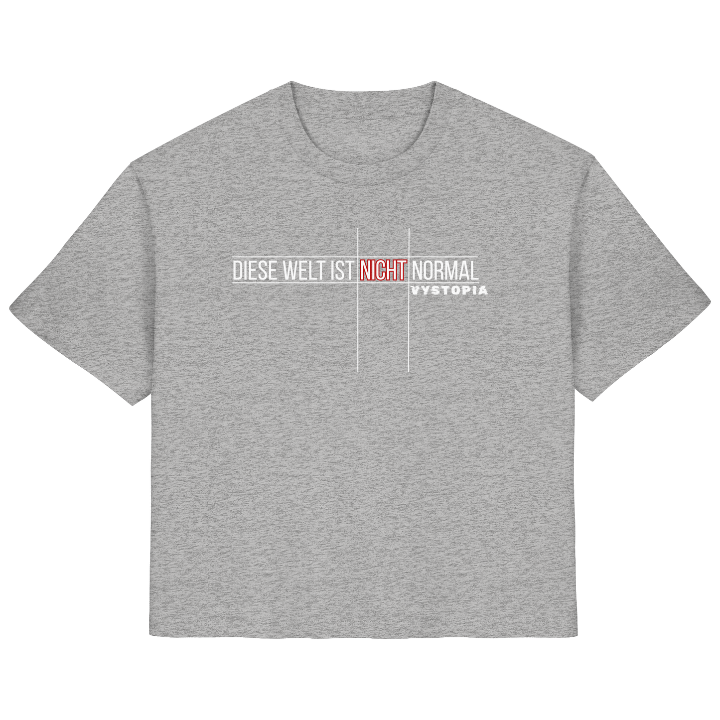 vegwear "Diese Welt ist nicht normal" - Damen Bio T-Shirt