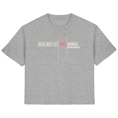 vegwear "Diese Welt ist nicht normal" - Damen Bio T-Shirt