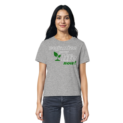 vegwear "veganize your life"  - Damen Shirt, bio, vegan, nachhaltig