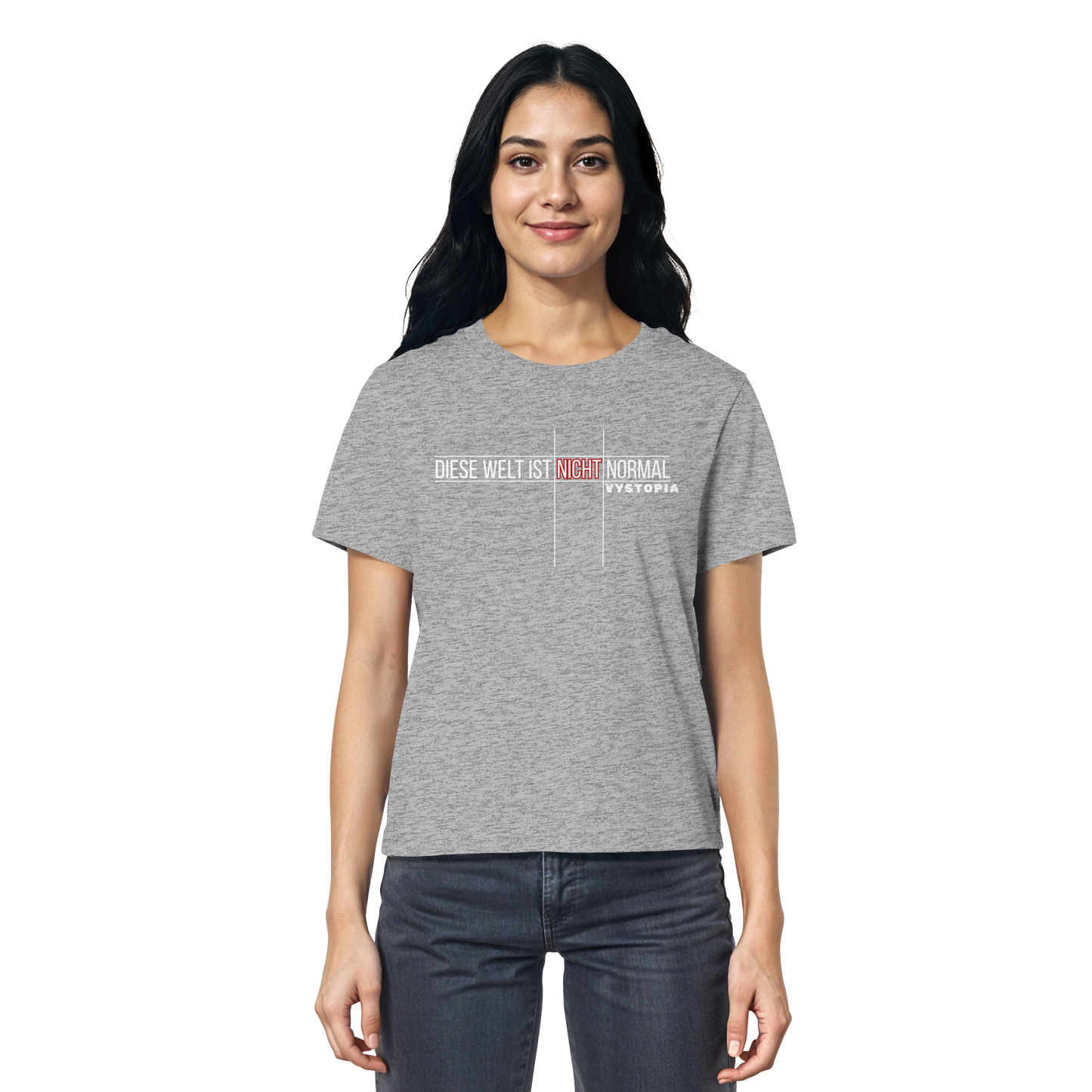 vegwear "Diese Welt ist nicht normal" - Damen Bio T-Shirt