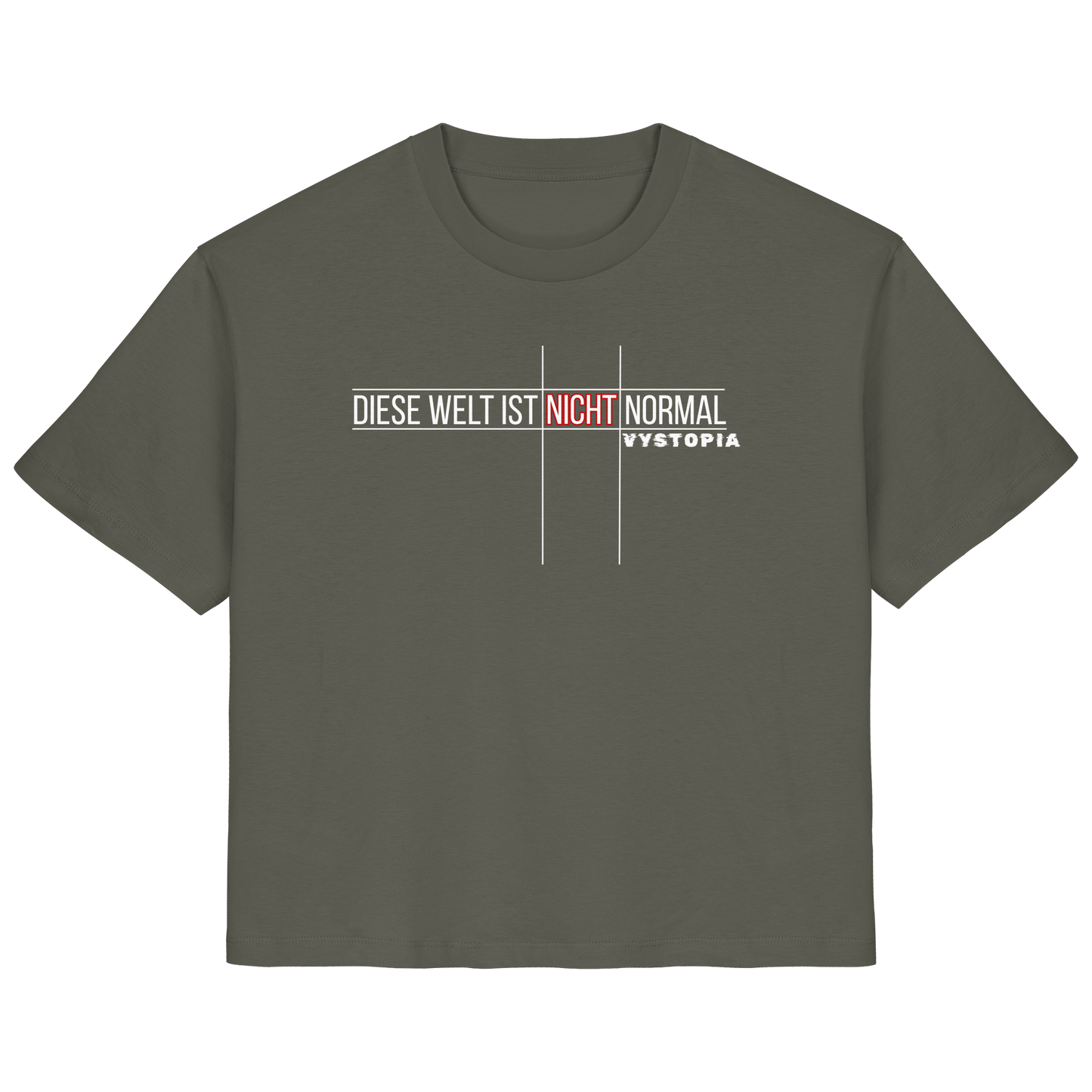 vegwear "Diese Welt ist nicht normal" - Damen Bio T-Shirt