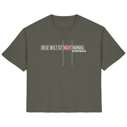 vegwear "Diese Welt ist nicht normal" - Damen Bio T-Shirt