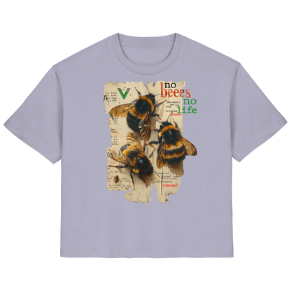 vegwear "no bees no life" 2.0 - Damen T-Shirt, bio, vegan