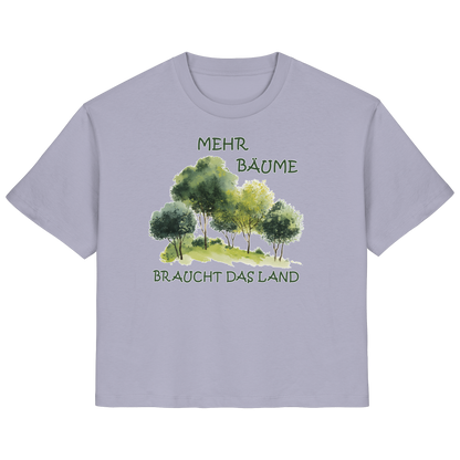 vegwear "mehr Bäume braucht das Land" - Damen Bio T-Shirt, vegan, fair, nachhaltig