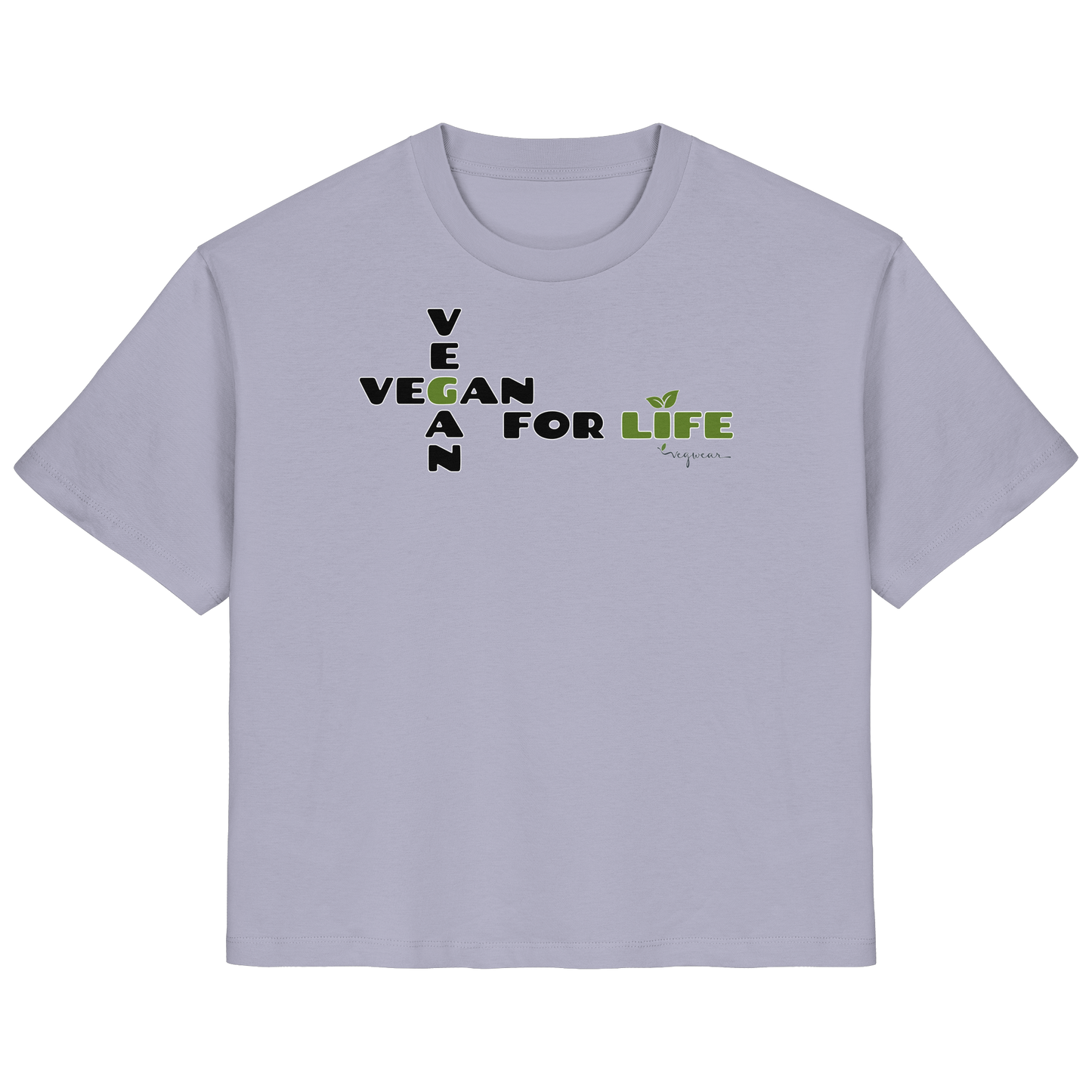 vegwear "vegan for life" - Damen T-Shirt bio vegan fair