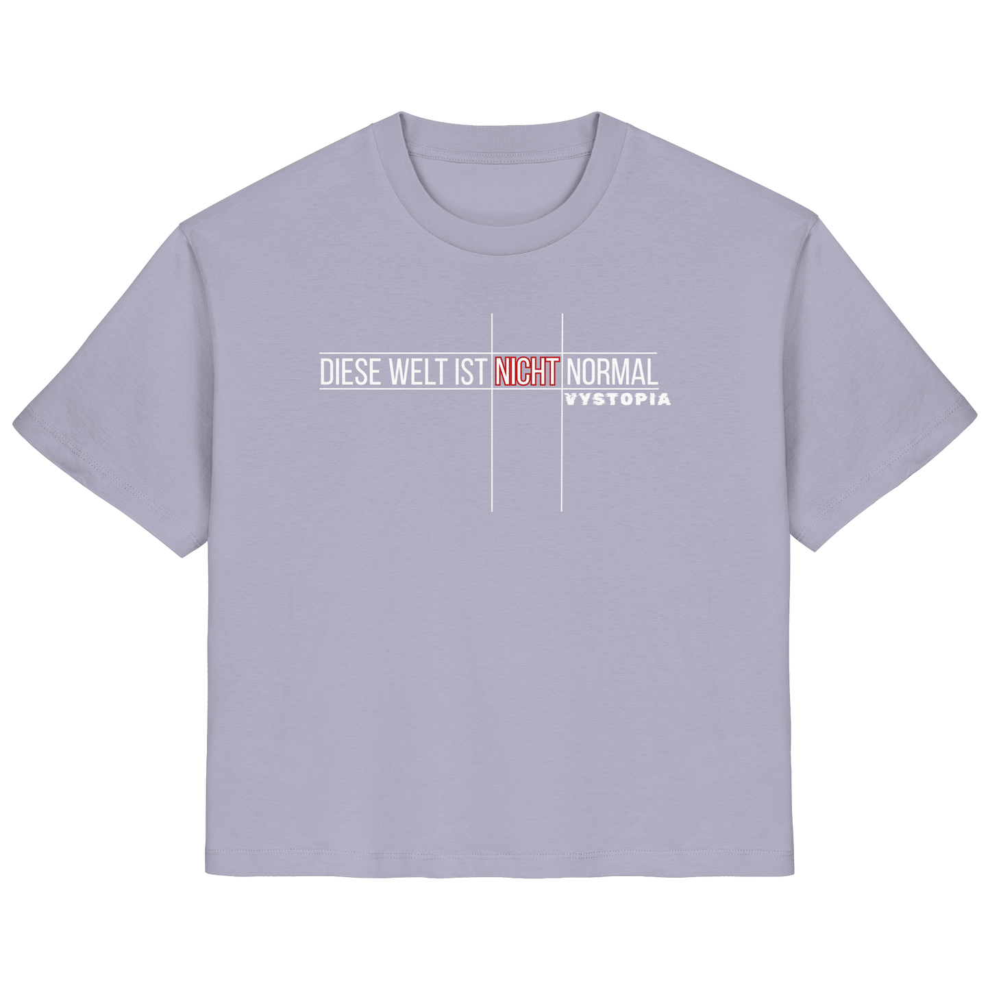 vegwear "Diese Welt ist nicht normal" - Damen Bio T-Shirt
