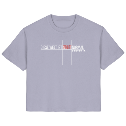 vegwear "Diese Welt ist nicht normal" - Damen Bio T-Shirt