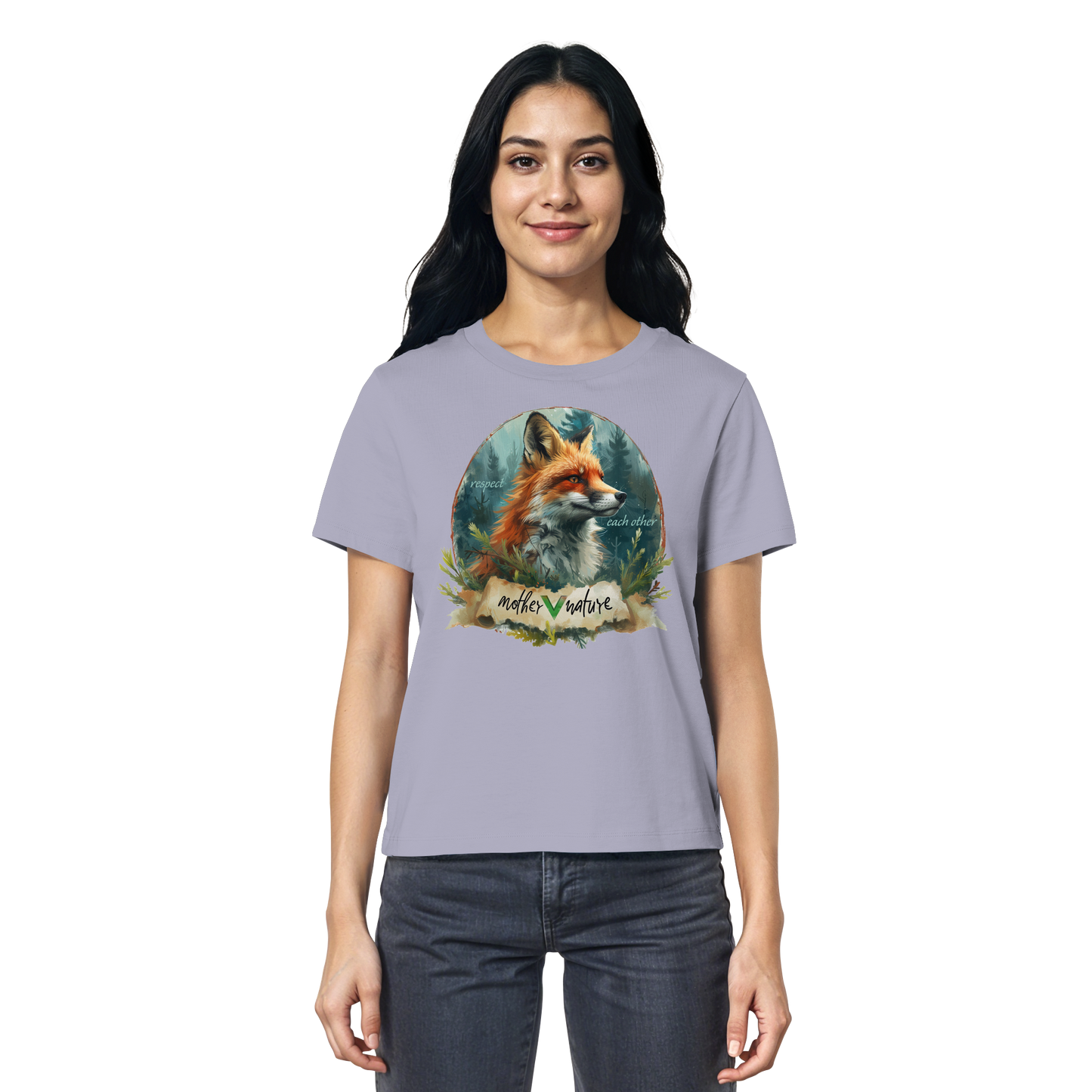 vegwear "respect each other" - Damen T-Shirt, vegan, bio